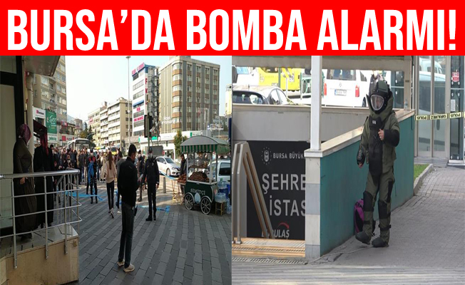 Bursa'da 15 Temmuz Demokrasi Meydanı'nda Bomba Alarmı