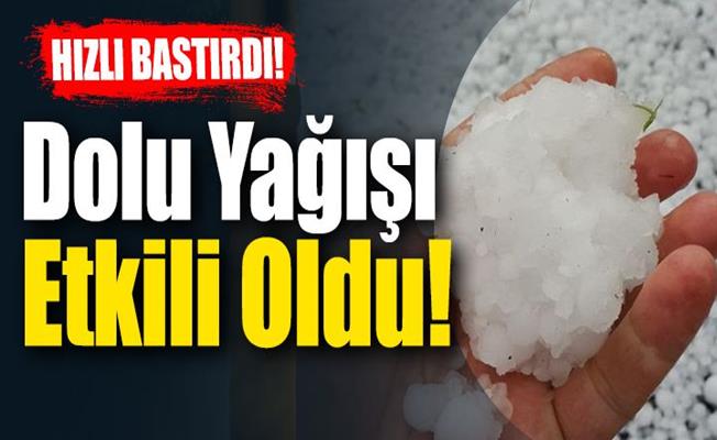 Bursa'da Dolu Yağışı