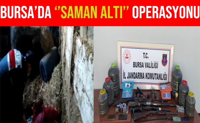 Bursa'da Jandarma'dan 'Saman Altı' Operasyonu
