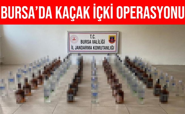 Bursa'da Kaçak İçki Operasyonu: 110 Şişe Ele Geçirildi