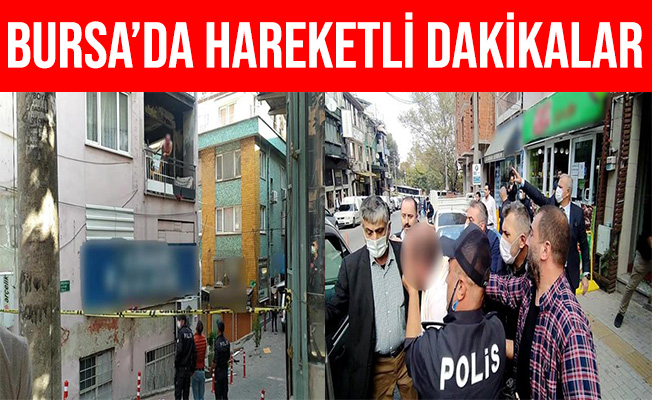 Bursa'da Kendisini Eve Kilitleyerek Eşyaları Balkondan Attı