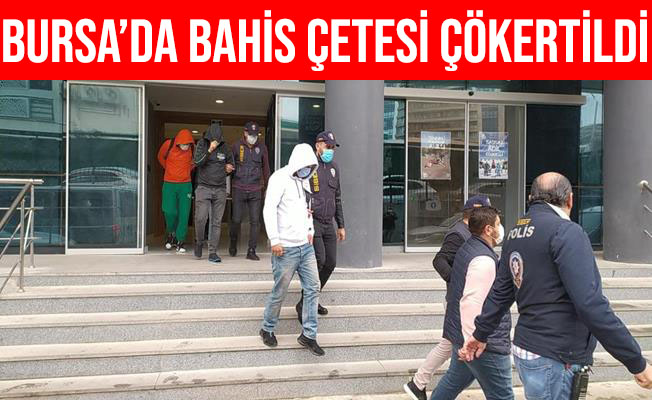 Bursa'da Park Polislerinin Dikkatiyle Bahis Çetesi Çökertildi