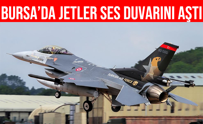 Bursa'da Uçan F10 Jetler Ses Duvarını Aştı, Sonic Patlama Oldu