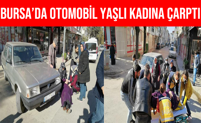 Bursa İnegöl'de Otomobilin Çarptığı Yaşlı Kadın Yaralandı