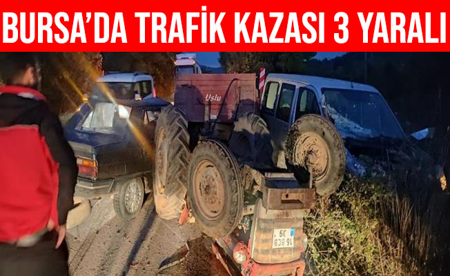 Bursa Kestel'deki Zincirleme Kazada 3 Kişi Yaralandı