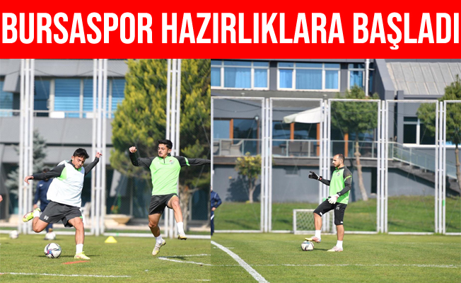 Bursaspor, Ankara Keçiörengücü Maçı Hazırlıklarına Başladı