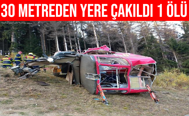 Çekya’da Teleferik Kabini 30 Metreden Yere Çakıldı