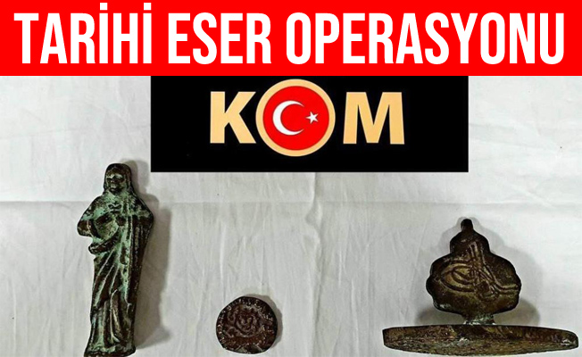 Çorum'da Tarihi Eser Operasyonu