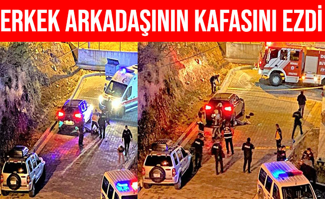 Denizli'de Birlikte Yaşadığı Erkek Arkadaşının Kafasını Ezdi