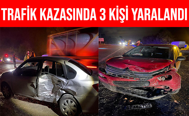 Devrek'teki Trafik Kazasında 3 Kişi Yaralandı