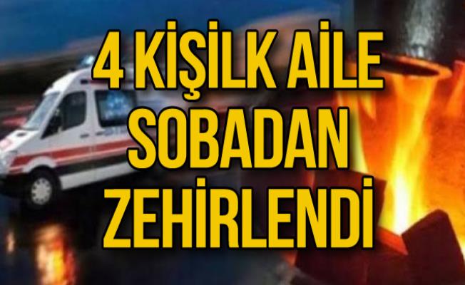 Elbistan'da Sobadan Sızan Gaz 4 Kişilik Aileyi Zehirledi