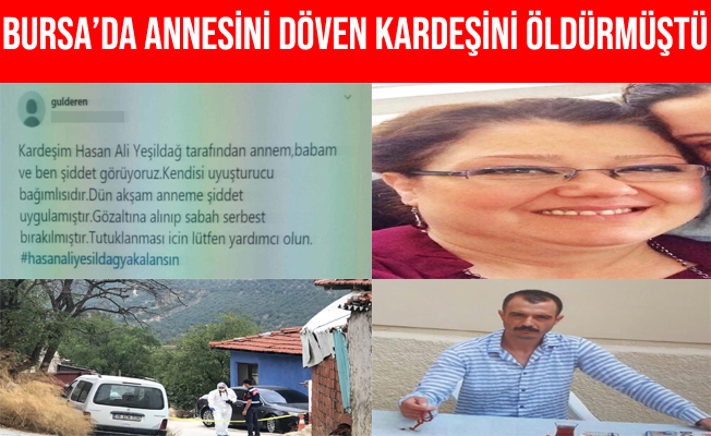 Gemlik'te Kardeşini Pompalı Tüfekle Gülderen Yeşildağ'ın Cezası Onandı