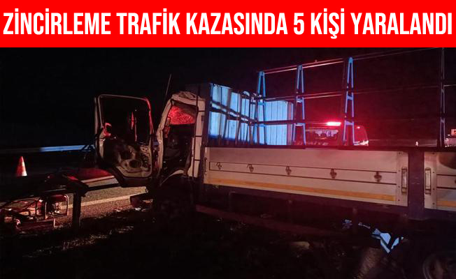 İzmir-İstanbul Karayolunda Zincirleme Trafik Kazası