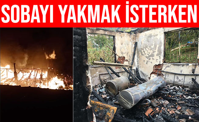 Kastamonu'da Jel İle Soba Yakmak İstedi Olanlar Oldu