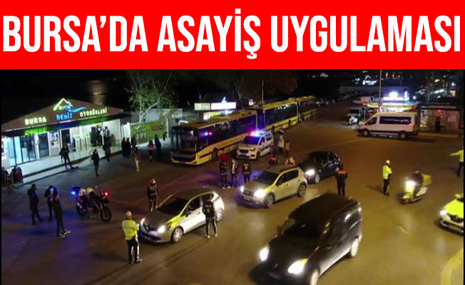 Mudanya'da Drone Destekli Asayiş Uygulaması