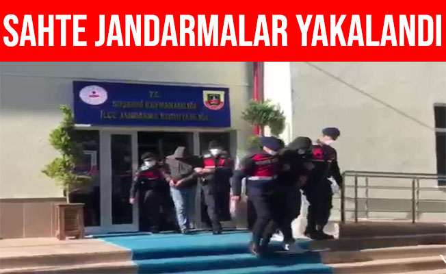 Sivas'ta Sahte Jandarmalar Gerçek Jandarmalara Yakalandı