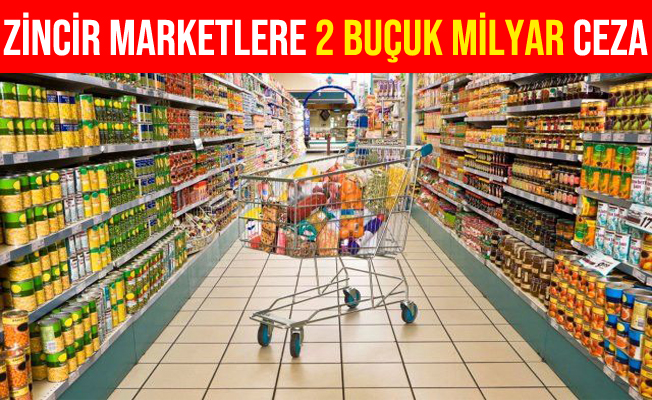 Zincir Marketlere 2 Buçuk Milyarı Aşkın Para Cezası Verildi