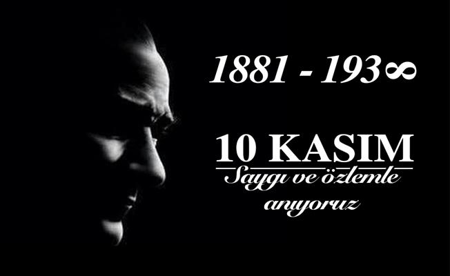 10 Kasım Atatürk'ü Anma Günü