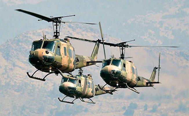 Azerbaycan'da askeri helikopter düştü