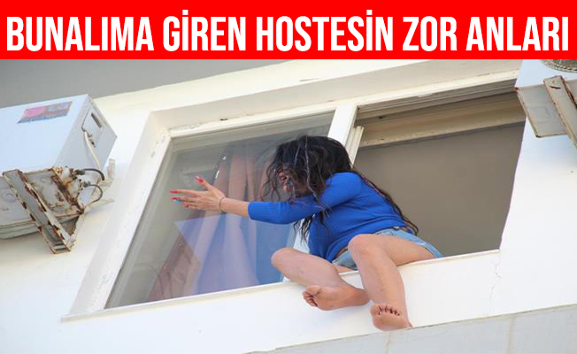 Bunalıma giren eski hostes polislere zor anlar yaşattı