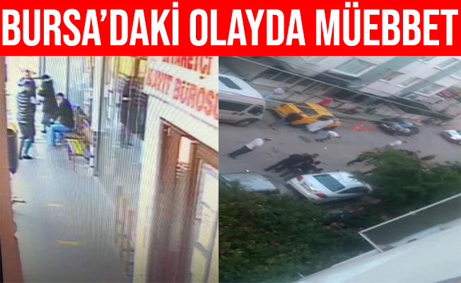 Bursa'da Cezaevi Önündeki Cinayette Çifte Müebbet Kararı