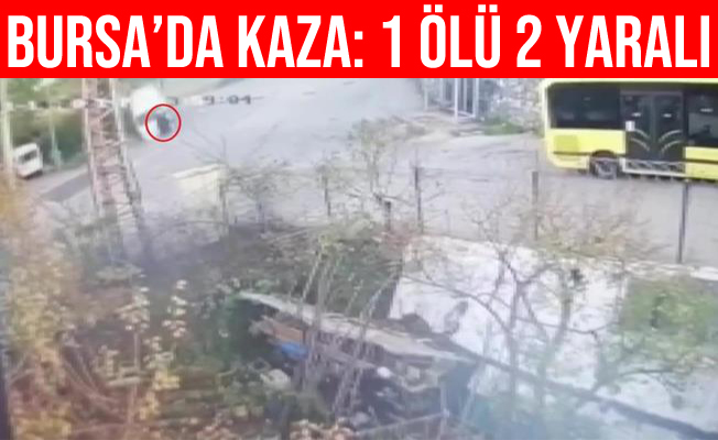 Bursa'da Freni boşalan minibüs yoldan geçen 2 kadına çarptı