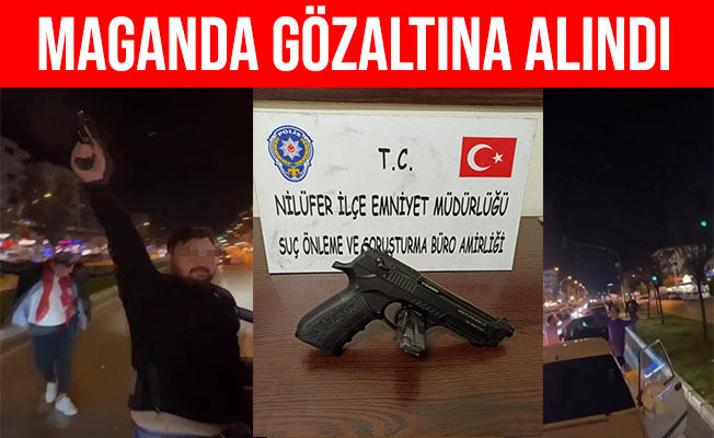 Bursa'da Şehrin Ortasında Kurşun Yağdıran Şahıs Gözaltına Alındı