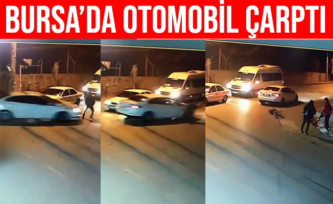 Bursa'da yolun karşısına geçmeye çalışan yaşlı adama otomobil çarptı