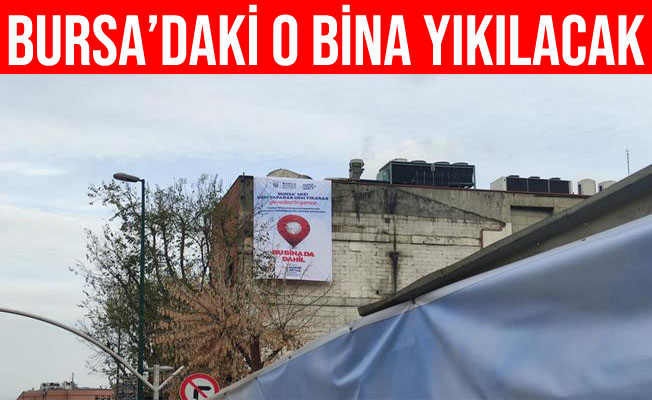 Bursa'daki Boyner Binası Yıkılacak