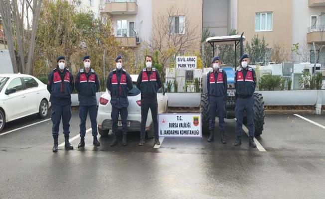 Bursa'daki traktör hırsızlarını yakalandı