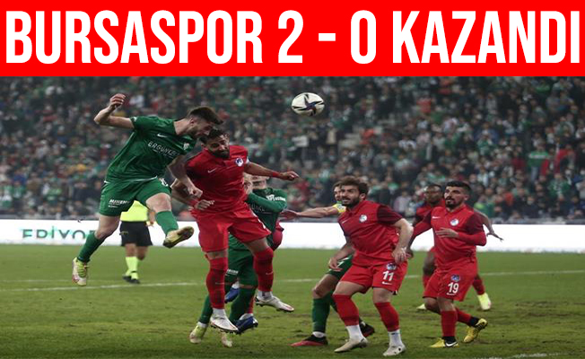 Bursaspor: 2 - Ankara Keçiörengücü: 0