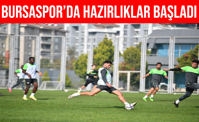 Bursaspor Kocaelispor Maçı Hazırlıklarına Başladı