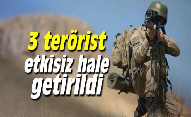 'Eren Kış-7 Operasyonları'nda 3 terörist etkisiz hale getirildi