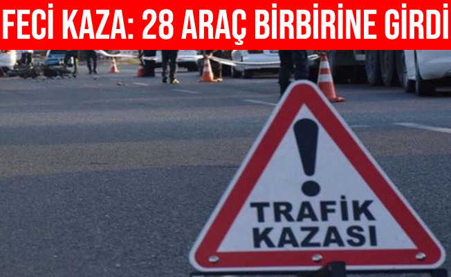 Fas’ta 28 araç birbirine girdi: 1 ölü, 35 yaralı