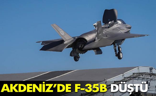 İngiliz F-35 savaş uçağı Akdeniz'e düştü