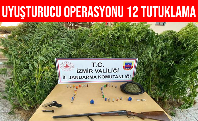 İzmir'deki Uyuşturucu Operasyonlarında 12 Kişi Tutuklandı