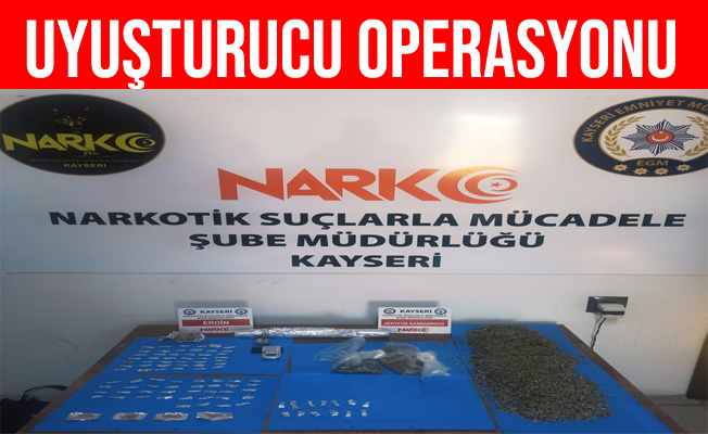Kayseri'deki Uyuşturucu Operasyonunda 4 Gözaltı