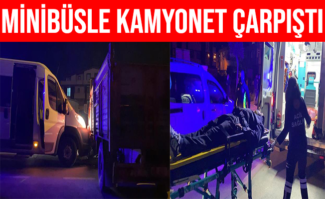 Kocaeli'de Servis Minibüsü İle Kamyonet Çarpıştı: 7 Yaralı