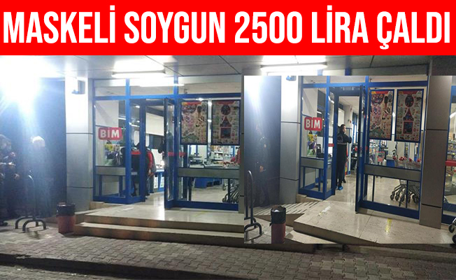 Konya'da Cerrahi Maskeli Silahlı Soyguncu Marketi Soydu