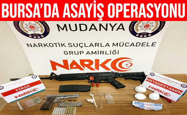Mudanya'daki uyuşturucu tacirleri tutuklandı