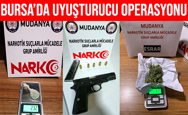 Mudanya polisi uyuşturucu tacirlerine göz açtırmıyor