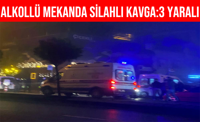 Sakarya'da Alkollü Eğlence Mekanı Önünde Silahlı Kavga: 3 Yaralı