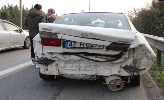TEM’de kaza: 3 yaralı