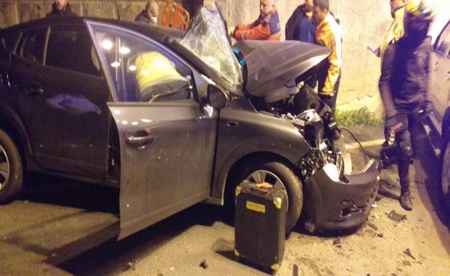 Zonguldak'ta trafik kazası: 1 yaralı