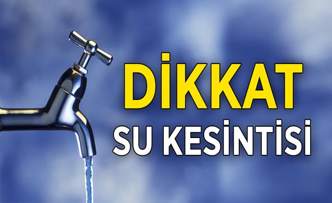 Bursa Osmangazi'de su kesintisi