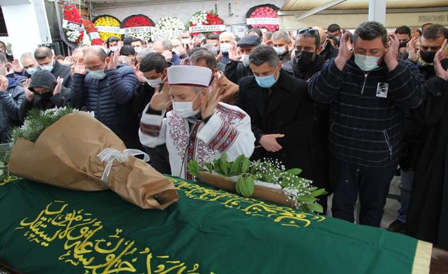 Gülçin Ergül'ün sevgilisi son yolculuğuna uğurlandı