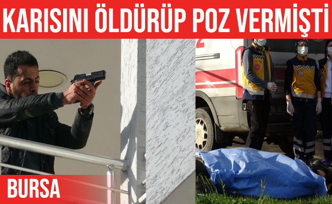 Karısını öldürüp balkonda poz veren zanlıya müebbet