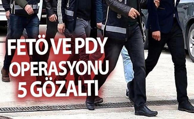 Manisa merkezli FETÖ/PDY operasyonu: 5 gözaltı