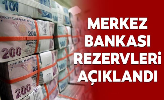 Merkez Bankası'nın toplam rezervleri azaldı