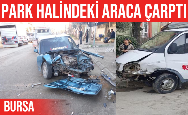 Mustafakemalpaşa'da trafik kazası; 1 yaralı